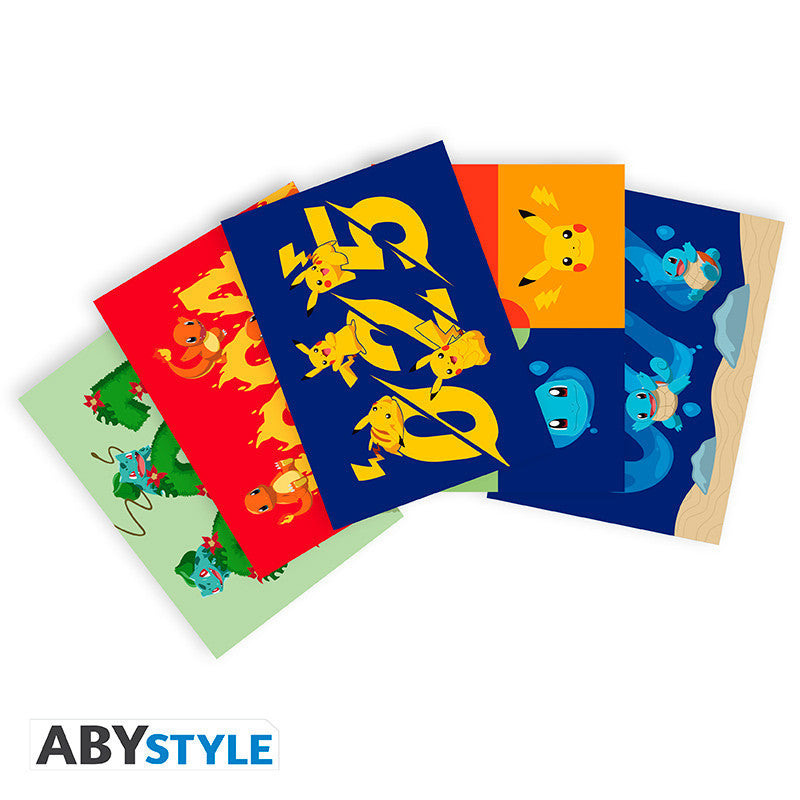 Pokemon Gift Set A5 Notebook + Mug 320ml + Postcards Pikachu