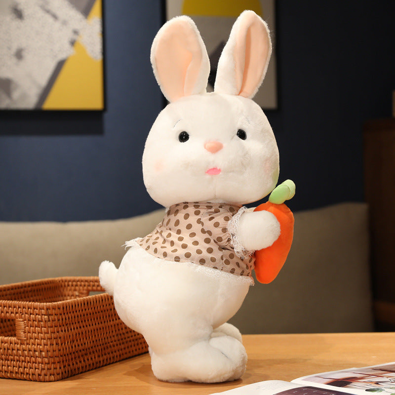 Bunny-Shaped Plush Carrot Doll Toys
