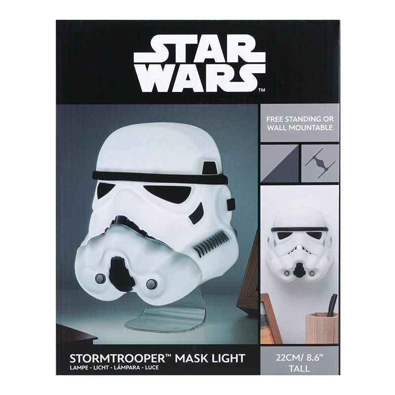 Star Wars Stormtrooper maszk falra szerelhető 3D
 lámpa