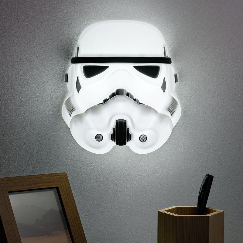 Star Wars Stormtrooper maszk falra szerelhető 3D
 lámpa